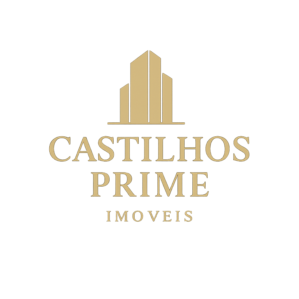 Logo da imobiliaria predio com o nome